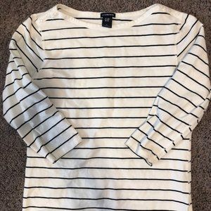 Gap striped boat shirt for women, 3/4 sleeves